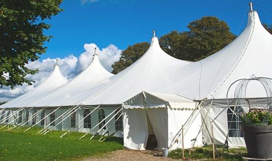 sleek white porta potties for outdoor events, providing a reliable and functional option for those in need in Concord